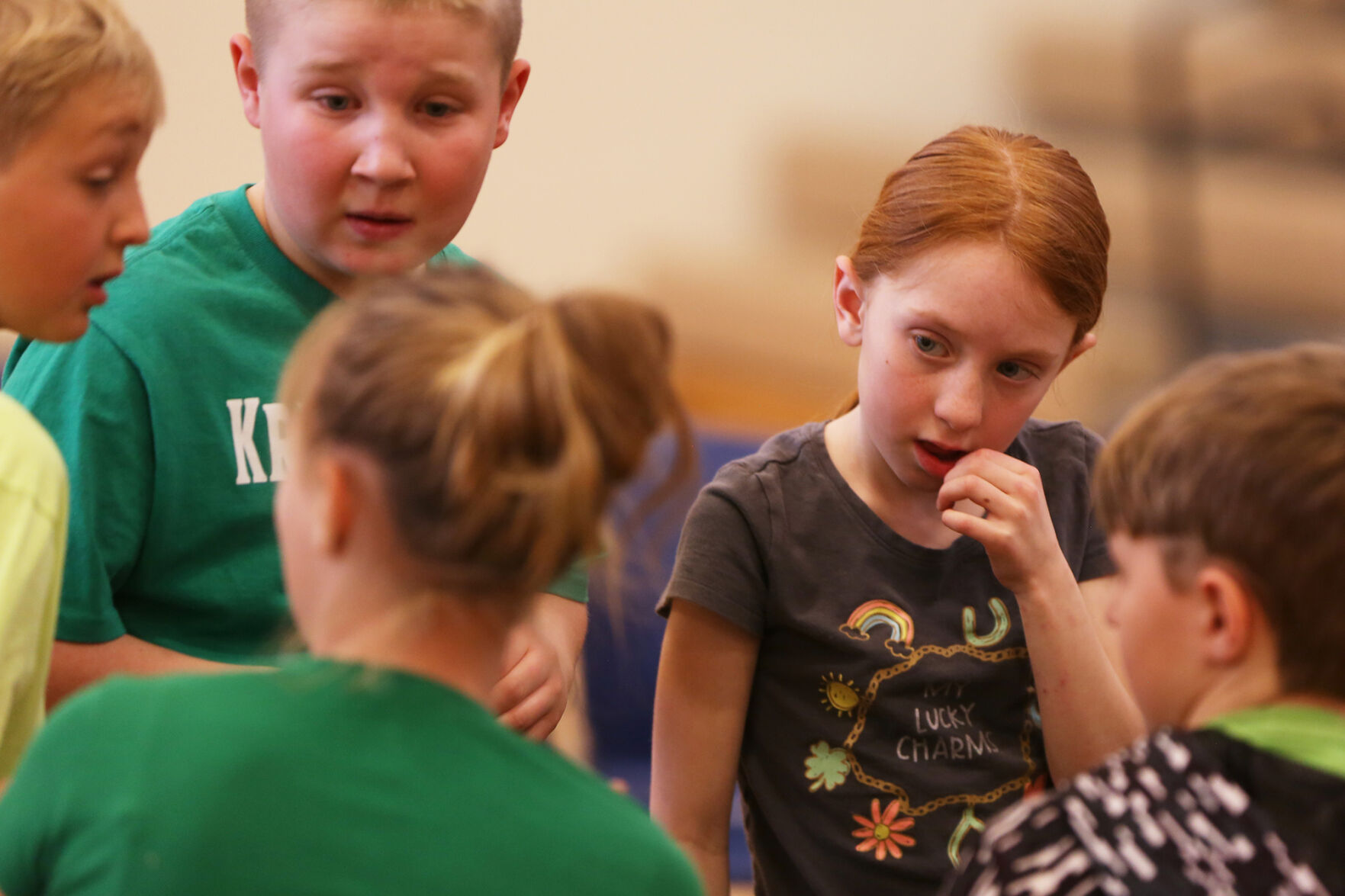 Cloud Peak's Ellie Stabler listens to her teammates